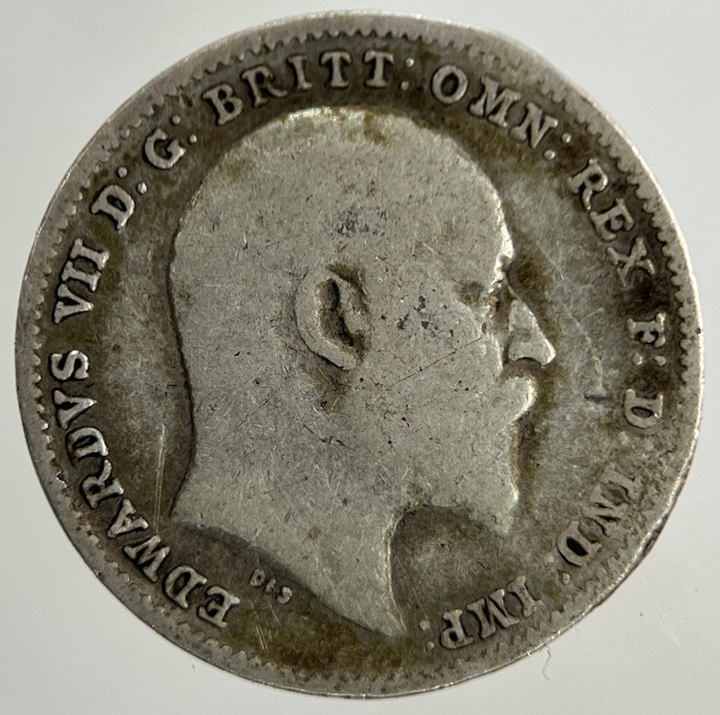 1902 Edward VII Threepence Silver Coin | Collectable Grade