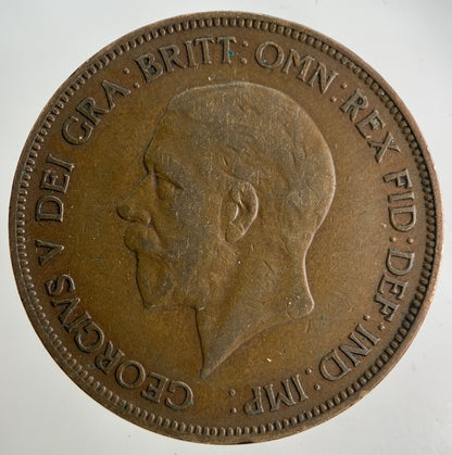 1936 George V One Penny Coin | Collectable Grade
