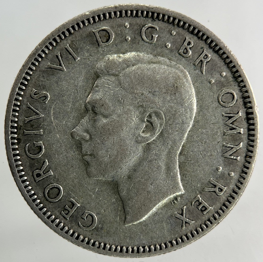 1944 George VI Shilling Silver Coin | Fine Collectable Grade
