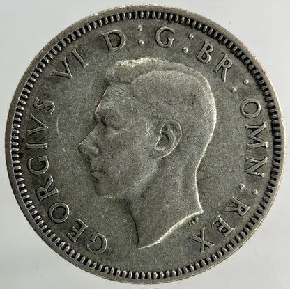 1944 George VI Shilling Silver Coin | Fine Collectable Grade