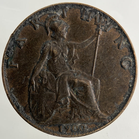 1900 Victoria Farthing Coin | Very High Grade