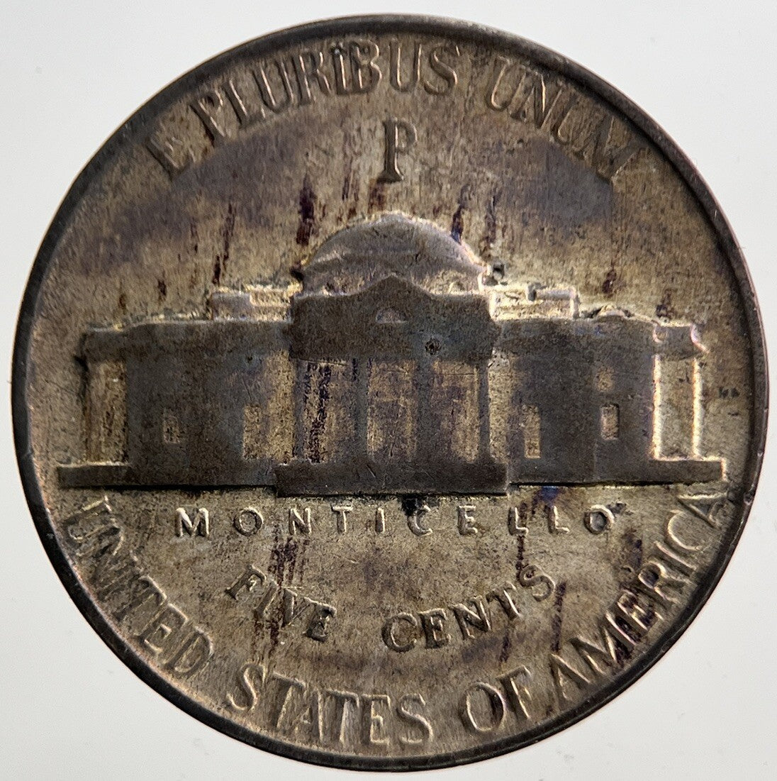 1945 - P US USA War Nickel Silver Coin | Collectable Grade | a5378