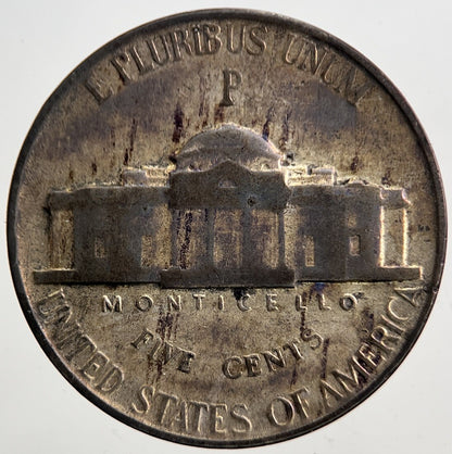 1945 - P US USA War Nickel Silver Coin | Collectable Grade | a5378