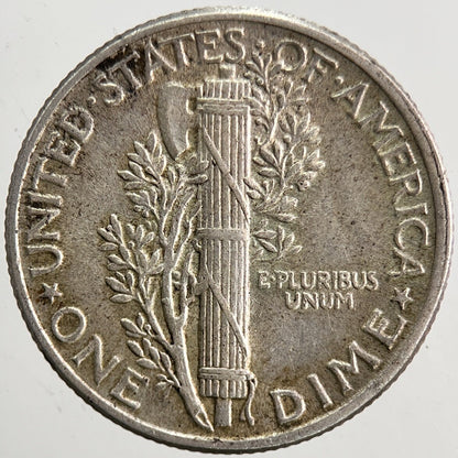 1944 US USA Mercury Dime Silver Coin | Fine Collectable Grade | a5340