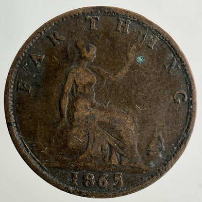 1865 Victoria Farthing Coin | Collectable Grade