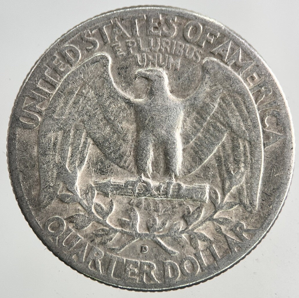 1951 - D US USA Quarter Dollar Silver Coin | Collectable Grade