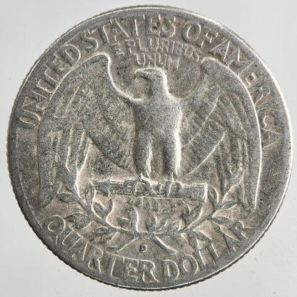 1951 - D US USA Quarter Dollar Silver Coin | Collectable Grade