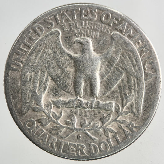 1951 - D US USA Quarter Dollar Silver Coin | Collectable Grade