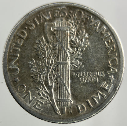 1919 US USA Mercury Dime Silver Coin | Fine Collectable Grade