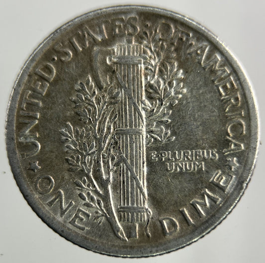 1919 US USA Mercury Dime Silver Coin | Fine Collectable Grade