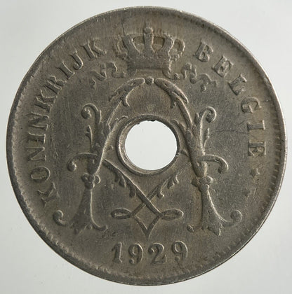 1929 Belgium 10 Centimes Coin | Fine Collectable Grade