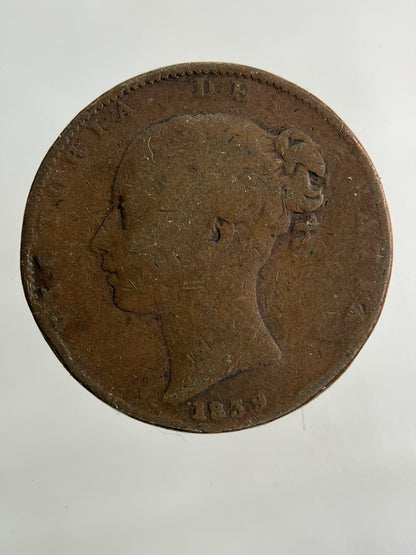 1839 Victoria Farthing Coin | Collectable Grade