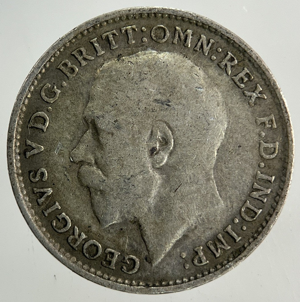1917 George V Threepence Silver Coin | Fine Collectable Grade