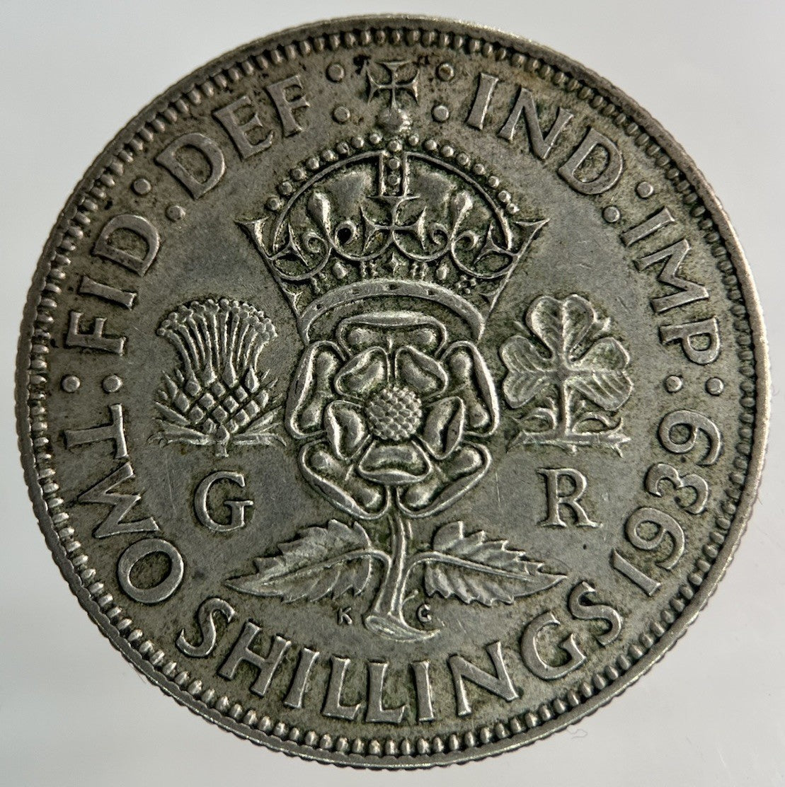 1939 George VI Florin Silver Coin | Very High Grade