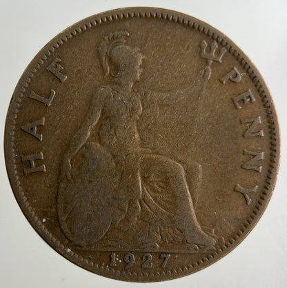 1927 George V Half - Penny Coin | Collectable Grade