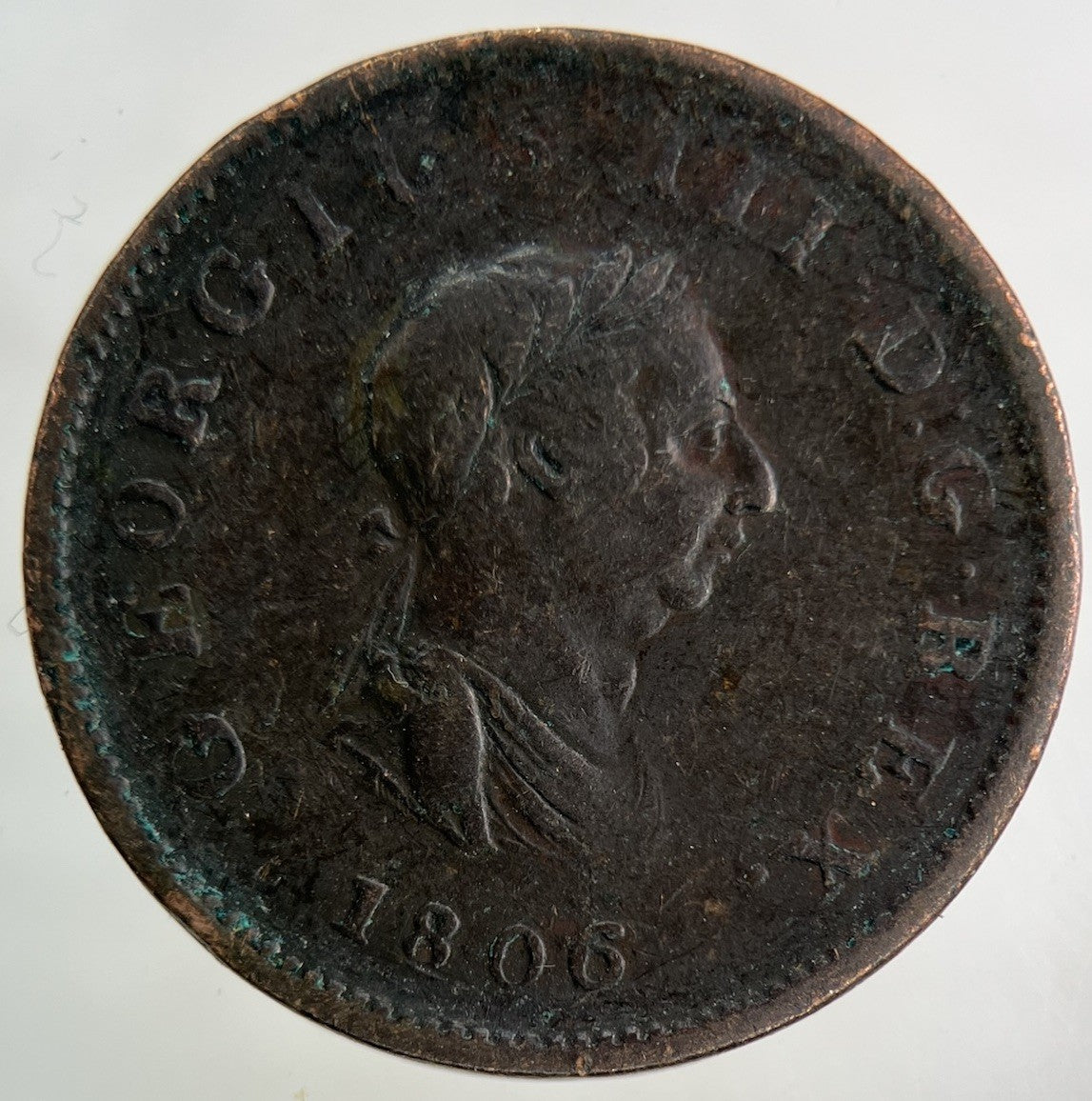1806 George III 3rd Half - Penny Coin | Collectable Grade