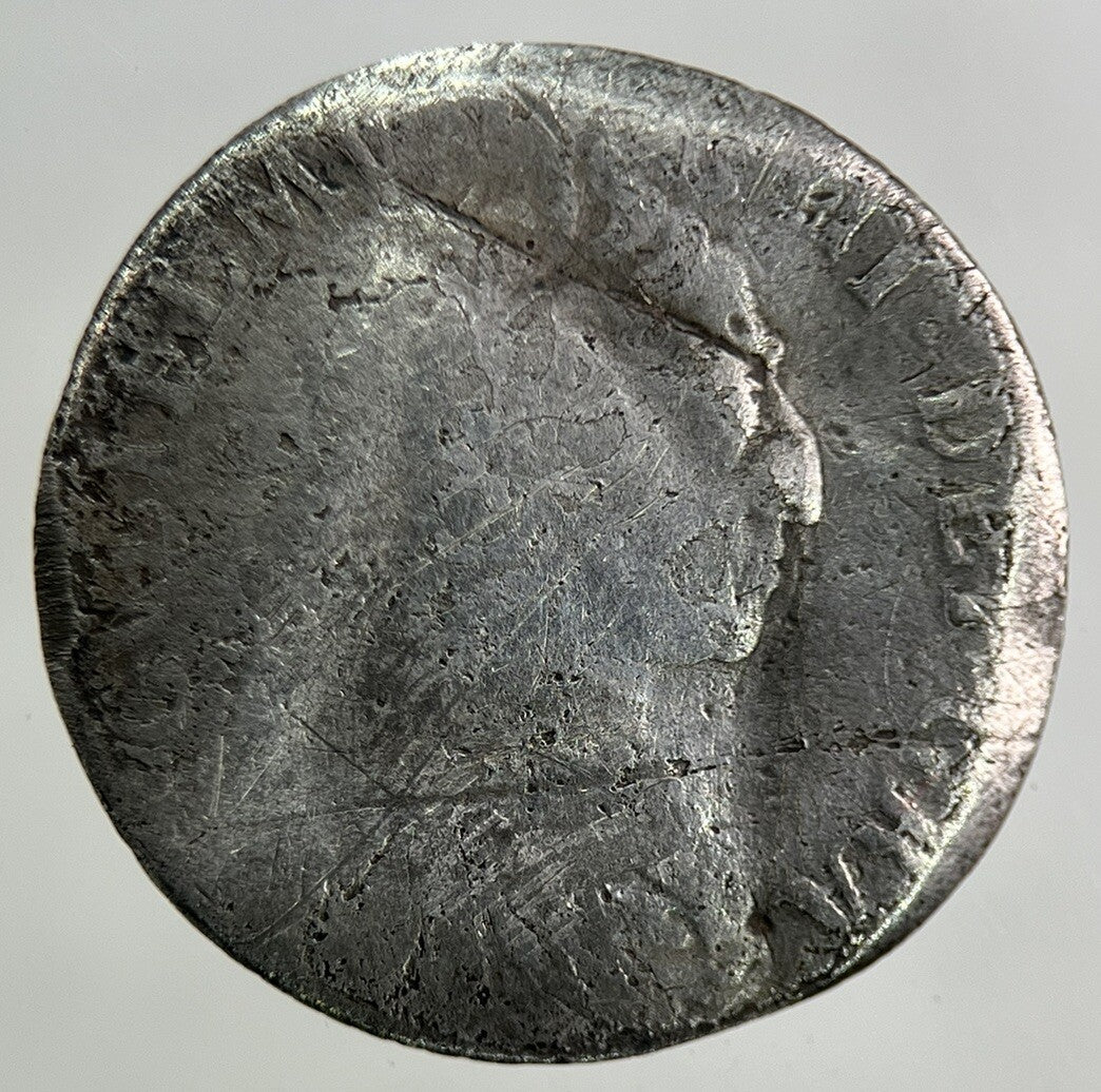 British William III 3rd Sixpence Silver Coin | Fair Grade