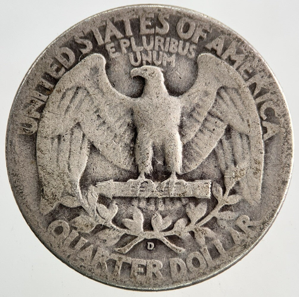 1945 - D US USA Quarter Dollar Silver Coin | Collectable Grade
