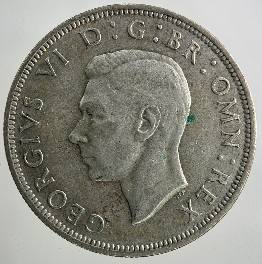 1946 George VI Half - Crown Silver Coin | Fine Collectable Grade