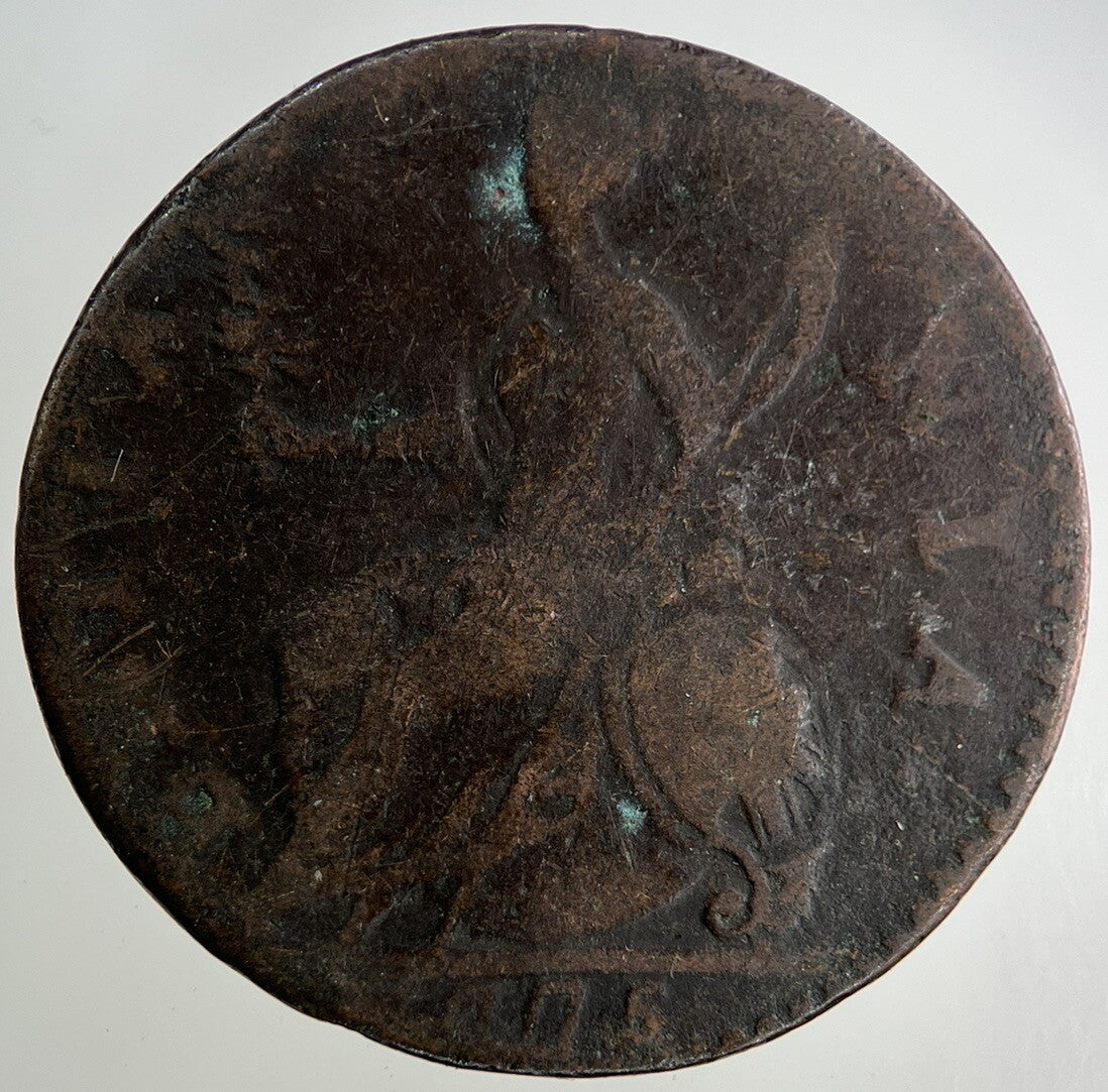 1775 George III 3rd Half - Penny Coin | Collectable Grade