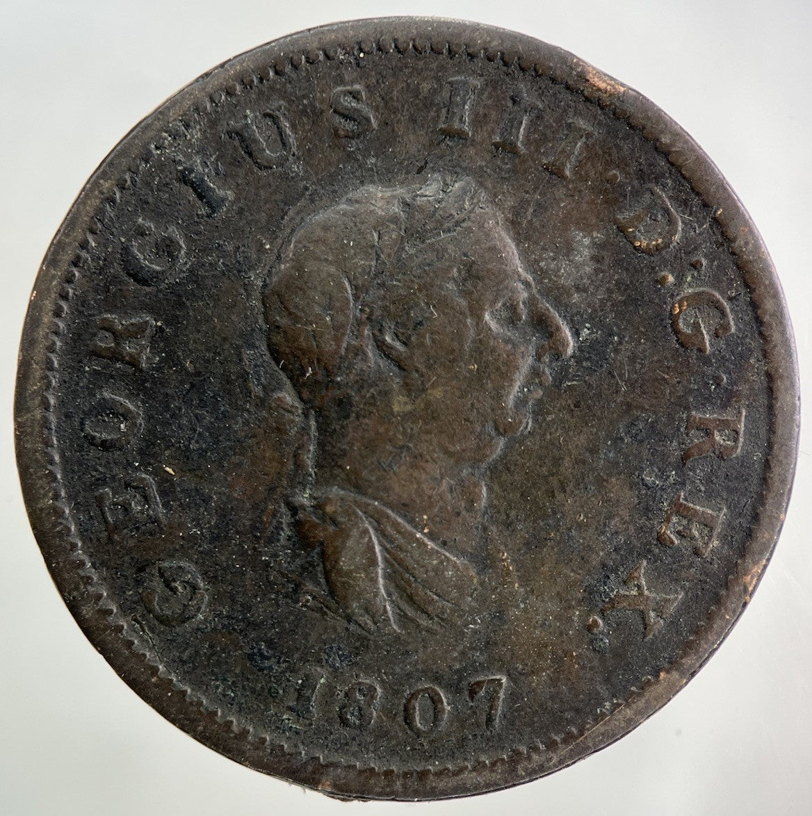 1807 George III 3rd Half - Penny Coin | Collectable Grade
