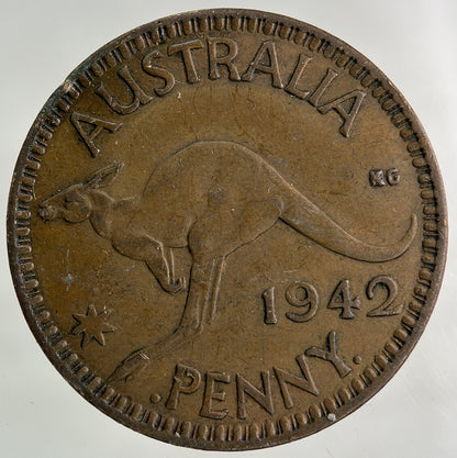 1942 Australia One Penny Coin | Fine Collectable Grade