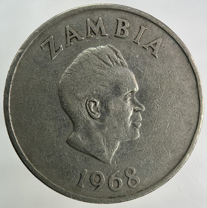 1968 Africa Zambia 20 Ngwee Coin | Collectable Grade