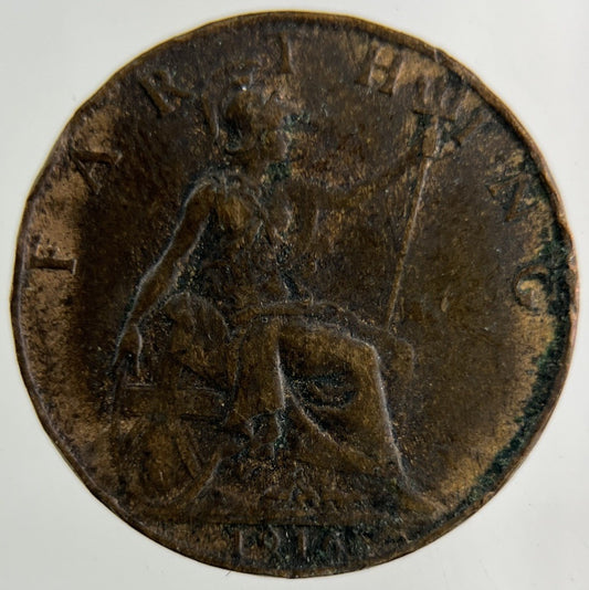 1916 George V Farthing Coin | Collectable Grade