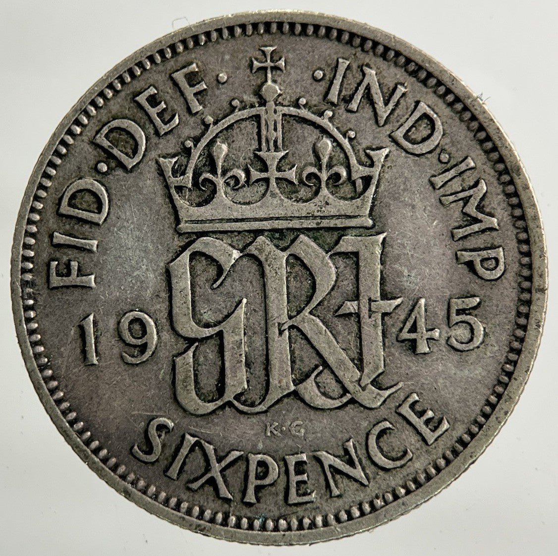 1945 George VI Sixpence Silver Coin | Collectable Grade