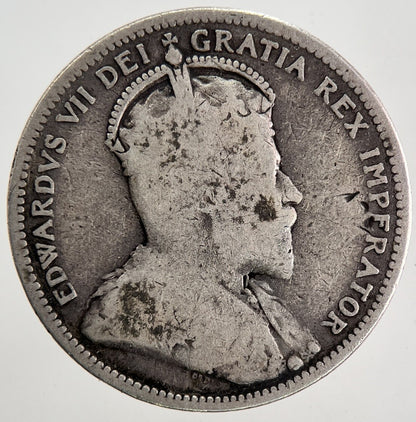 1904 Canada 25 Cents Silver Coin | Collectable Grade | a9799