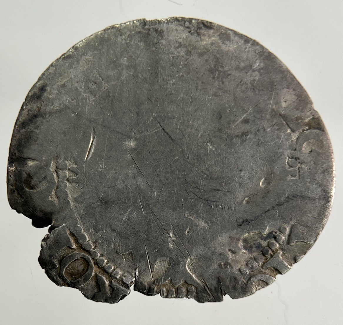 1602 Scotland Scottish Thistle Merk Hammered Silver Coin | Collectable Grade
