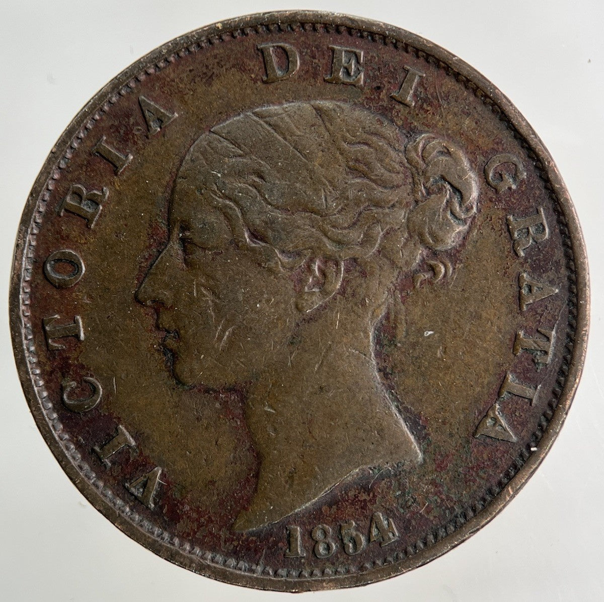 1854 Victoria Half - Penny Coin | Fine Collectable Grade