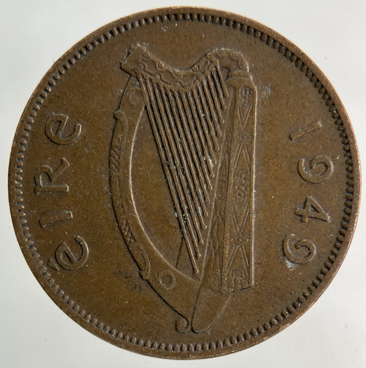 1949 Irish Half - Penny Coin | Very High Grade