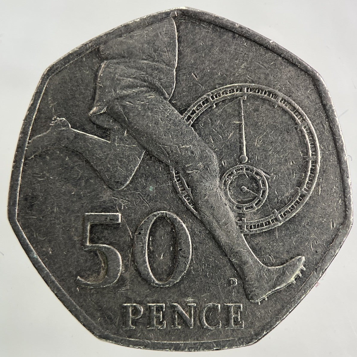 2004 Roger Bannister Running Legs 50p Fifty - Pence Coin | Collectable Grade