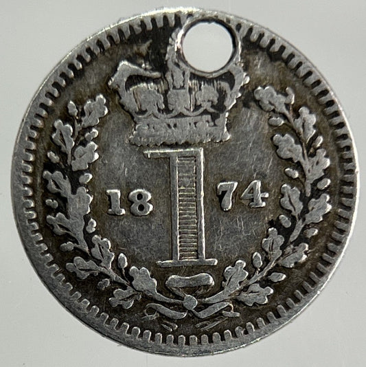 1874 Victoria Maundy One - Pence Silver Coin | Collectable Grade