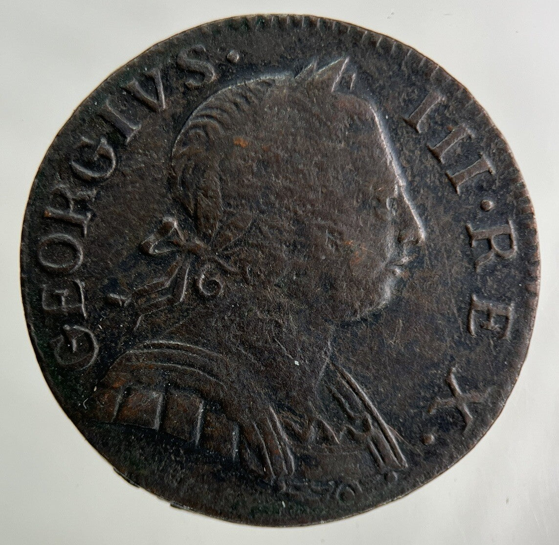 1773 George III 3rd Half - Penny Coin | Fine Collectable Grade