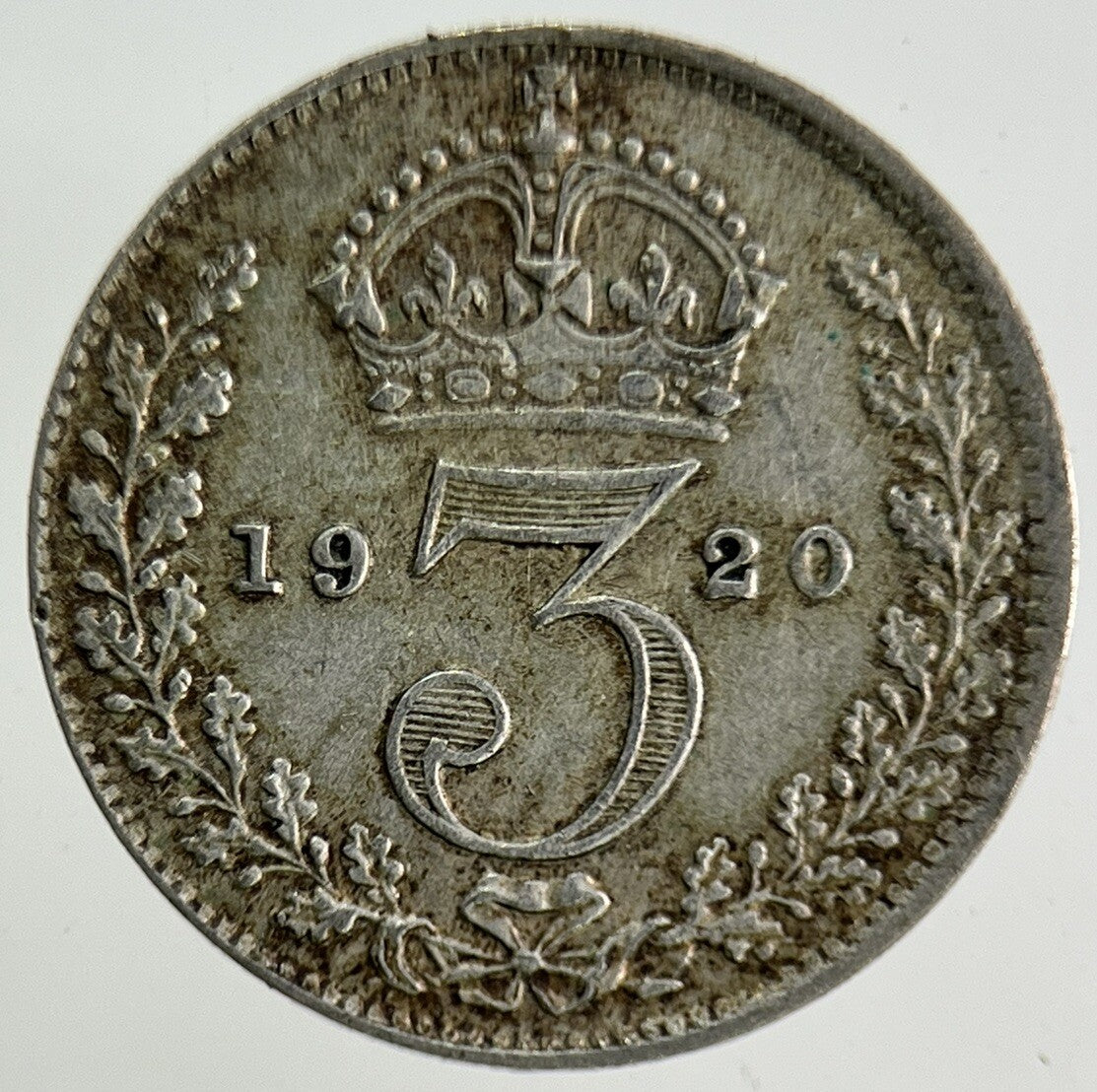1920 George V Threepence Silver Coin | Fine Collectable Grade