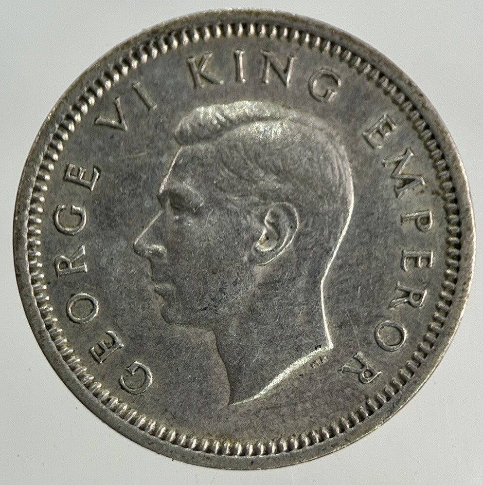 1940 New Zealand Threepence Silver Coin | Very High Grade