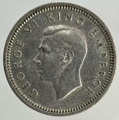 1940 New Zealand Threepence Silver Coin | Very High Grade