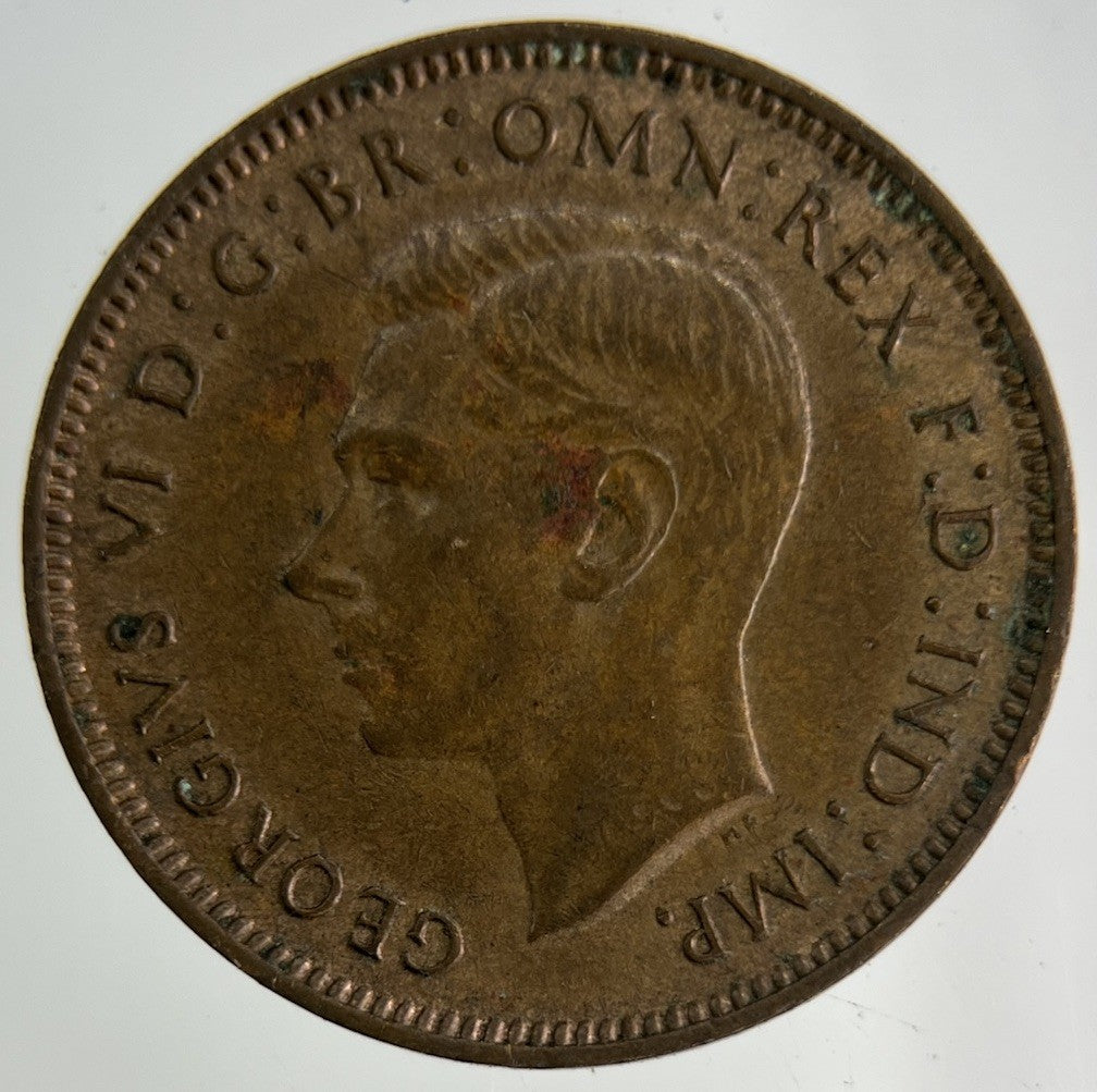 1944 George VI Wren Farthing Coin | Fine Collectable Grade