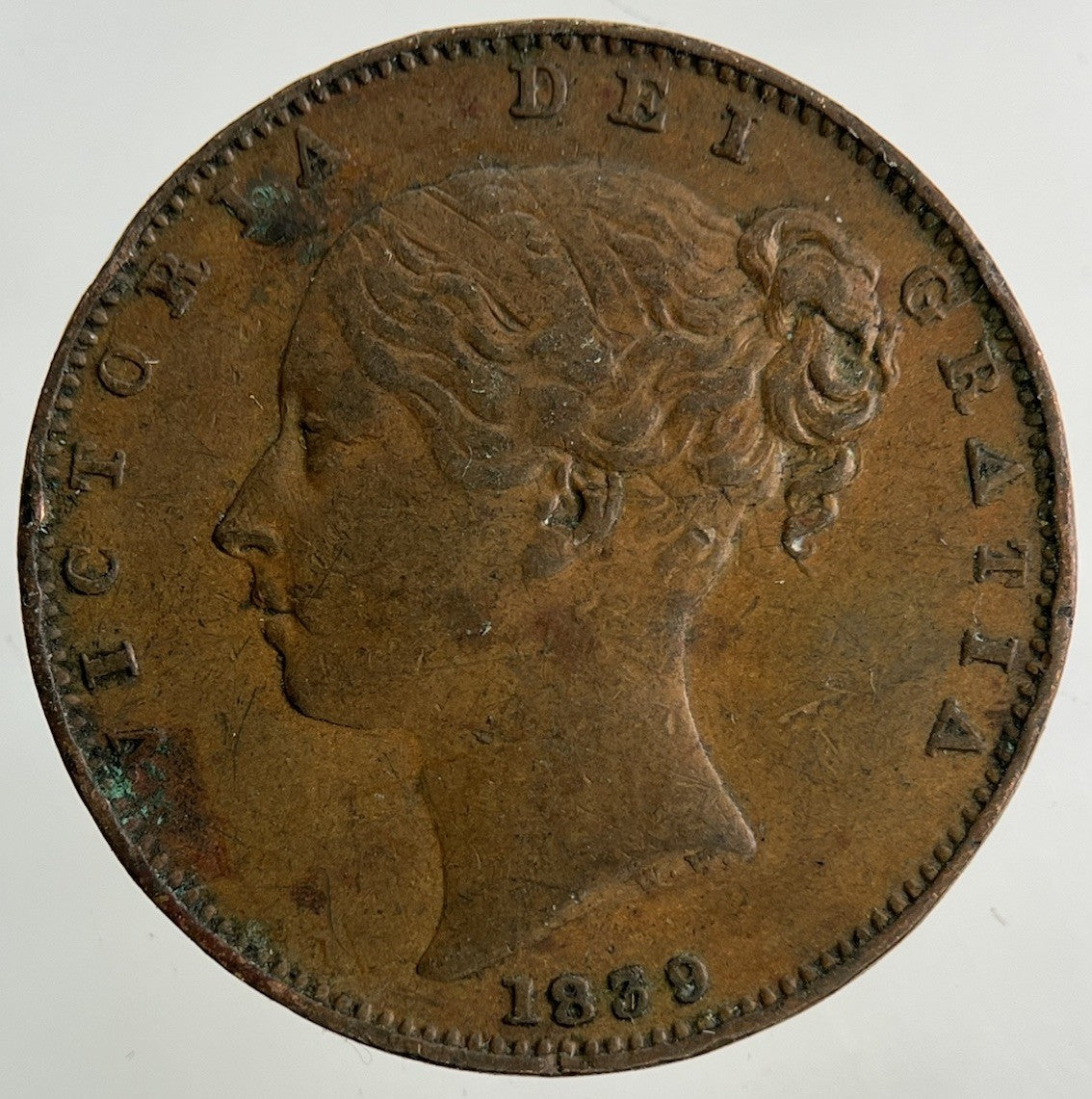 1839 Victoria Farthing Coin | Fine Collectable Grade