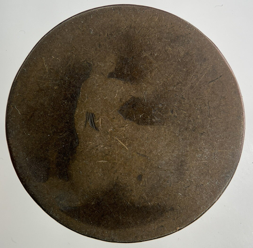 British Victoria One Penny Coin | Worn Grade