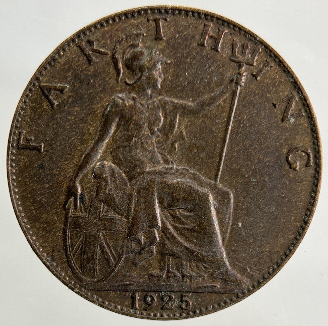 1925 George V Farthing Coin | Fine Collectable Grade