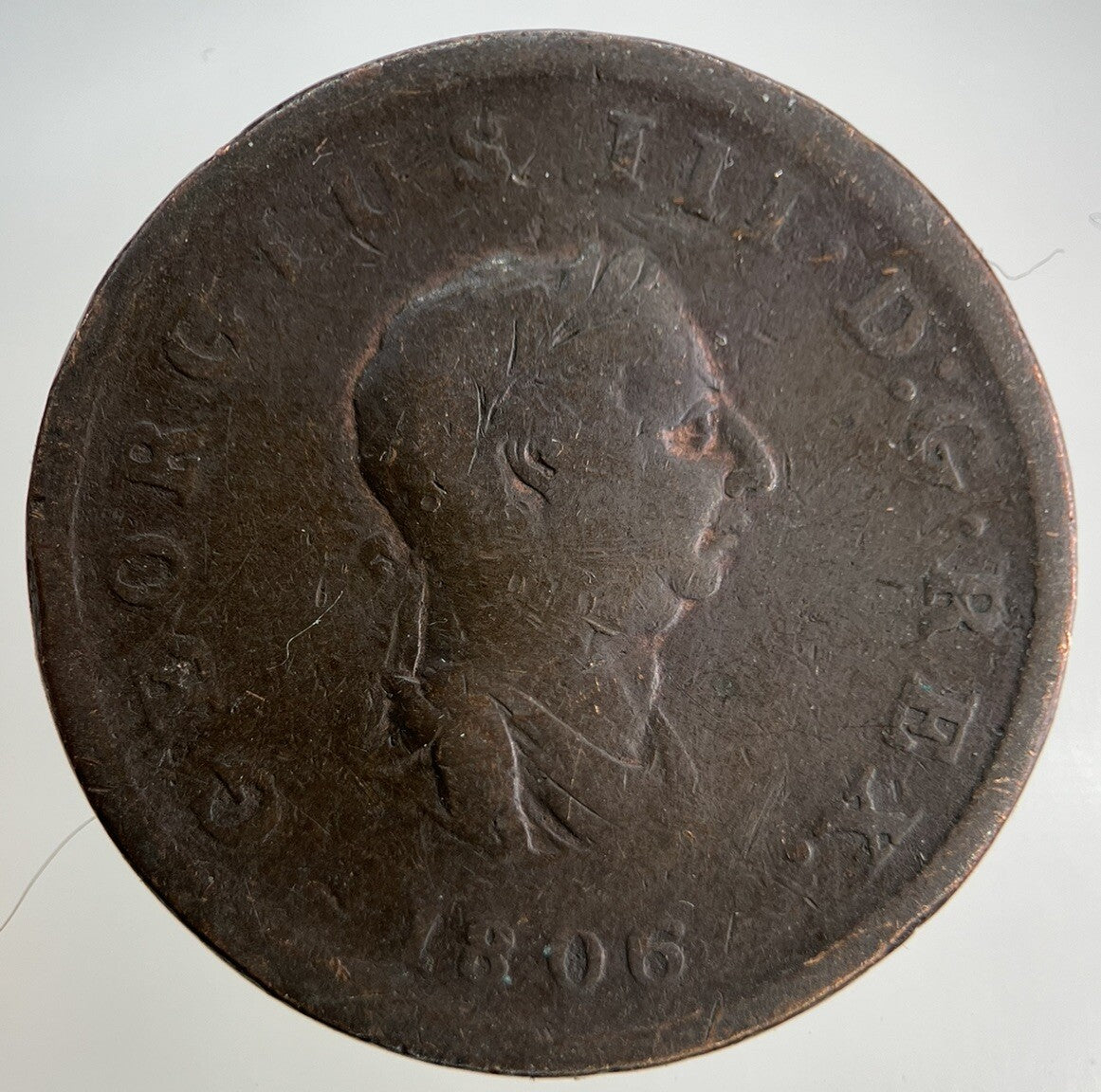 1806 George III 3rd Half - Penny Coin | Collectable Grade