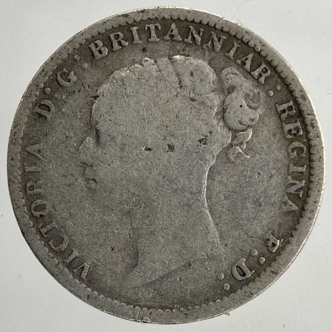 1885 Victoria Threepence Silver Coin | Collectable Grade