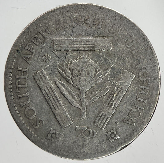 1941 South Africa Threepence Silver Coin | Collectable Grade | a6996