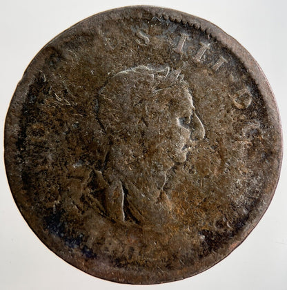 George 3rd III Half - Penny British Coin | Worn Grade | a2370