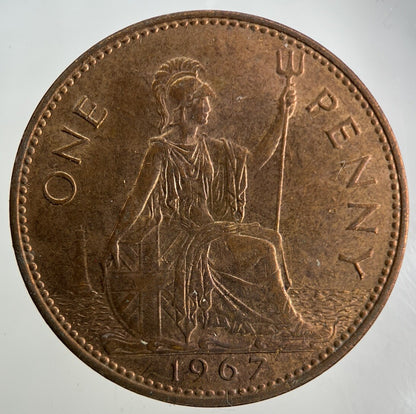1967 Elizabeth II 2nd One Penny Coin | Fine Collectable Grade