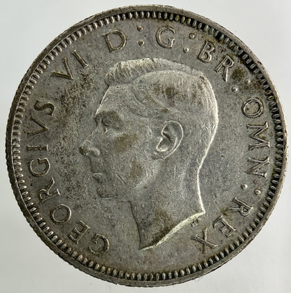 1944 George VI Shilling Silver Coin | Very High Grade