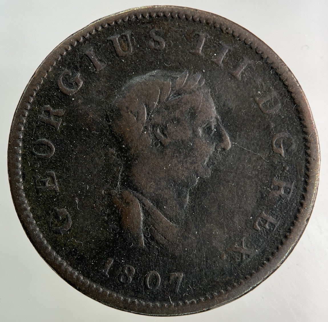 1807 George III 3rd Half - Penny Coin | Collectable Grade